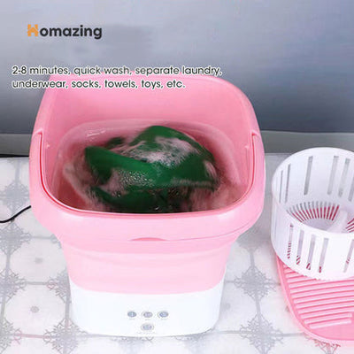 Mini folding washing machine