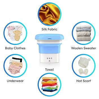 Foldable & Portable Mini Washing Machine